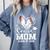 Senior Mom Class Of 2026 Baseball Graduation Heart Comfort Colors Sweatshirt Blue Jean