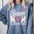 Senior Mom Class Of 2026 Graduation Senior 2026 Mom Comfort Colors Sweatshirt Blue Jean