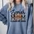Senior Mom Class Of 2026 Graduation Leopard Coquette Bow Comfort Colors Sweatshirt Blue Jean