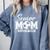 Senior Mom Class Of 2026 Soccer Mom Graduation Premium Tri-Blend Comfort Colors Sweatshirt Blue Jean
