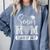 Senior Mom Class Of 2027 Senior Mama 2027 Graduation Comfort Colors Sweatshirt Blue Jean