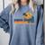 Senior Sunrise 2026 Graduation Cool Retro High School Comfort Colors Sweatshirt Blue Jean