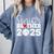 Senior Volleyball Brother 2025 Class Of 2025 Graduation Comfort Colors Sweatshirt Blue Jean