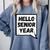 Seniors Class Of 2026 Back To School Graduation Comfort Colors Sweatshirt Blue Jean