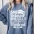 She Believed She Could So She Mastered It Graduation 2023 Comfort Colors Sweatshirt Blue Jean