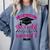 She Believed She Could So She Mastered It Graduation Comfort Colors Sweatshirt Blue Jean