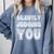 Silently Judging You Anti-Social Introvert Comfort Colors Sweatshirt Blue Jean