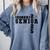 Soccer Senior Night Soccer Senior 2025 Graduation 26 Comfort Colors Sweatshirt Blue Jean