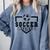 Soccer Senior Night Soccer Senior 2025 Graduation 30 Comfort Colors Sweatshirt Blue Jean