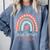 Social Worker Work MSW BSW Graduation 2024 Masters Degree Comfort Colors Sweatshirt Blue Jean
