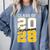 Sophomore 2028 Class Of 2028 Graduation 2028 10th Grade Comfort Colors Sweatshirt Blue Jean