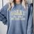 Sorry For What My Face Said Sarcastic Introvert Humor Comfort Colors Sweatshirt Blue Jean