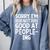 Sorry I'm Not Good At People-Ing Introvert Comfort Colors Sweatshirt Blue Jean