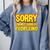 Sorry Im Not Good At Peopleing Introvert Comfort Colors Sweatshirt Blue Jean