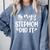 My Stepmom Did It Graduation Graduated Tie Dye Comfort Colors Sweatshirt Blue Jean