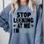Stop Looking At Me I’m Hiding Sarcastic Introvert Joke Comfort Colors Sweatshirt Blue Jean