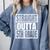Straight Outta 5th Grade Graduation Motivational Comfort Colors Sweatshirt Blue Jean