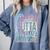 Straight Outta 6th Grade Class Of 2022 School Graduation Comfort Colors Sweatshirt Blue Jean