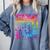 Straight Outta 8th Grade Great Graduation Eighth Grade Comfort Colors Sweatshirt Blue Jean