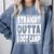 Straight Outta Boot Camp Military Basic Training Graduation Comfort Colors Sweatshirt Blue Jean