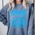 Straight Outta College Class Of 2018 Graduation Shirt Comfort Colors Sweatshirt Blue Jean