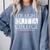 Straight Outta College Shirt Class Of 2018 Graduation Comfort Colors Sweatshirt Blue Jean