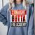 Straight Outta Fire Academy T Shirt Firefighter Graduation Comfort Colors Sweatshirt Blue Jean