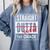 Straight Outta First Grade Graduation 1st Grade T Shirt Comfort Colors Sweatshirt Blue Jean