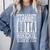 STRAIGHT OUTTA HIGH SCHOOL Graduation Class Of 2024 Senior Comfort Colors Sweatshirt Blue Jean