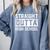 Straight Outta High School Graduation Kid Comfort Colors Sweatshirt Blue Jean