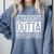 Straight Outta High School Senior Graduation Comfort Colors Sweatshirt Blue Jean