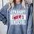 Straight Outta Homeschool Shirt Graduation Comfort Colors Sweatshirt Blue Jean
