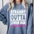 Straight Outta Junior High School Graduation Comfort Colors Sweatshirt Blue Jean