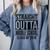 Straight Outta Middle School Graduation Comfort Colors Sweatshirt Blue Jean