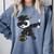 Student Graduation 2022 Panda Football Boys Girls Teenager Comfort Colors Sweatshirt Blue Jean