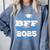 Super Proud Bff Of 2025 Graduate Senior Graduation Family Premium Comfort Colors Sweatshirt Blue Jean