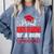 Super Proud Bonus Grandma Of 2025 Graduate Graduation Family Comfort Colors Sweatshirt Blue Jean