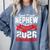 Super Proud Nephew Of a 2026 Graduate 26 Graduation Comfort Colors Sweatshirt Blue Jean
