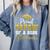 Super Proud Papaw Of 2026 Graduate Senior Graduation Family Comfort Colors Sweatshirt Blue Jean