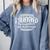 I Survived Boyfriends PhD Dissertation Doctorate Graduation Comfort Colors Sweatshirt Blue Jean