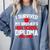 I Survived My Brother's High School Diploma Graduation Comfort Colors Sweatshirt Blue Jean