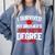 I Survived My Brother's Juris Doctor Degree Graduation Comfort Colors Sweatshirt Blue Jean