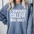 I Survived College Now What Graduate Graduation Humor Comfort Colors Sweatshirt Blue Jean