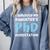 i Survived My Daughters Phd Dissertation College Graduation Comfort Colors Sweatshirt Blue Jean