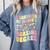 i Survived My Fiance's Nursing Degree Graduation Groovy Premium Comfort Colors Sweatshirt Blue Jean