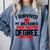 I Survived My Girlfriend's Juris Doctor Degree Graduation Comfort Colors Sweatshirt Blue Jean