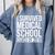I Survived Medical School Class Of 2018 Graduation Shirt Comfort Colors Sweatshirt Blue Jean