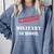 I Survived Military School Graduation Straight Outta Comfort Colors Sweatshirt Blue Jean