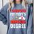 I Survived My Mom's Nursing Degree Graduation Day 2026 Comfort Colors Sweatshirt Blue Jean