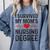 I Survived My Mom's Nursing Degree School Graduation Nursing Comfort Colors Sweatshirt Blue Jean